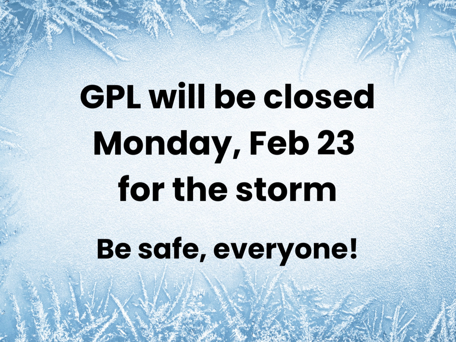 Tues 1/27 opening at 10:30am